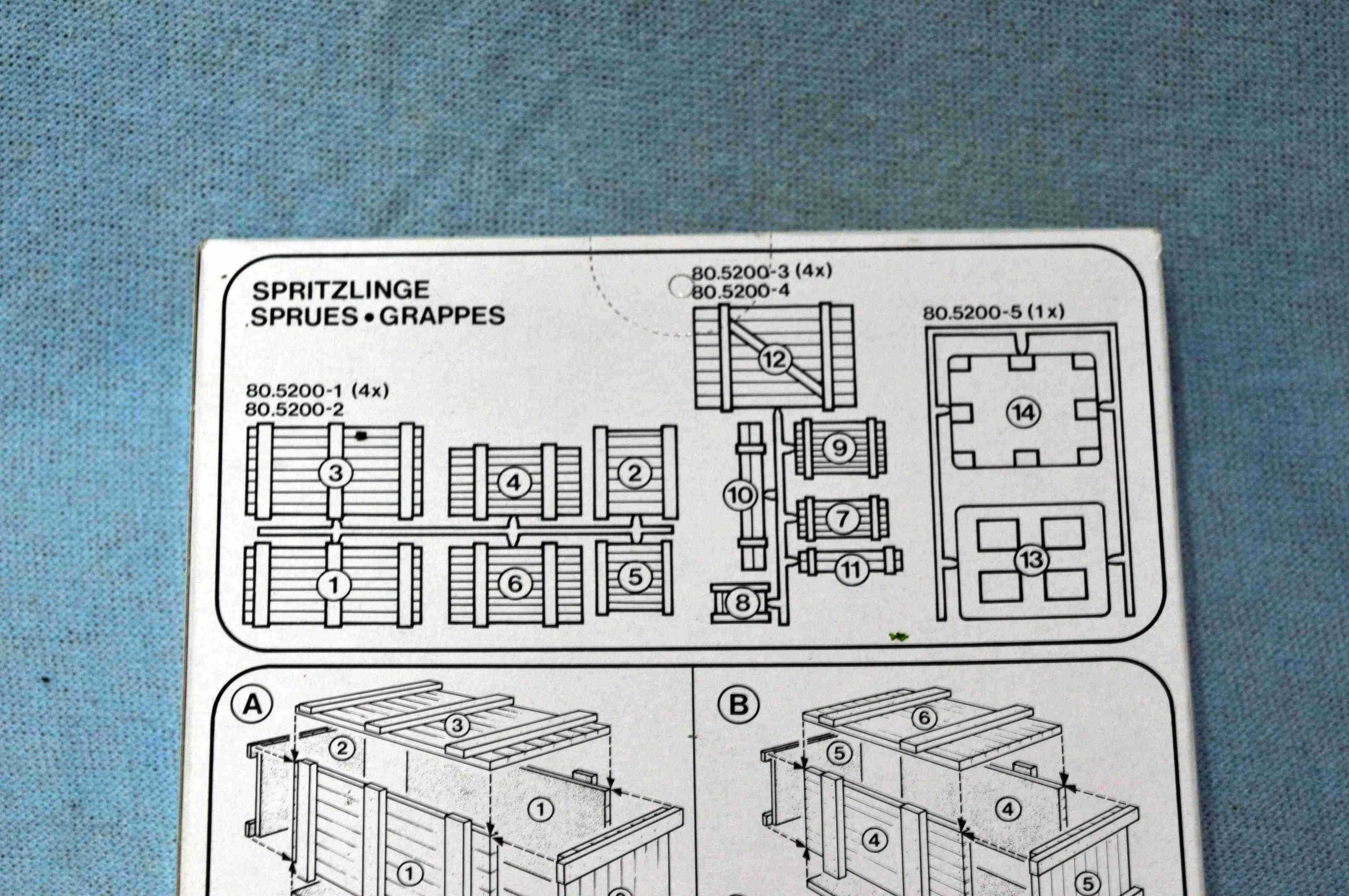 Acessórios de Layout escala 1-22 - Preiser Ref 45200