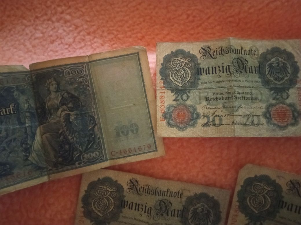 Banknoty z 1910 r marki niemieckie