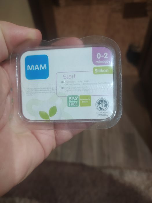 Smoczek dla noworodka niemowlaka 0 1 2 miesiące nowy MAM