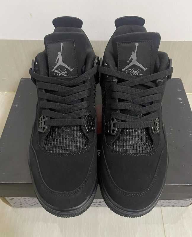 Trampki/Jordan.4/Retro/Czarny;Kot R.46