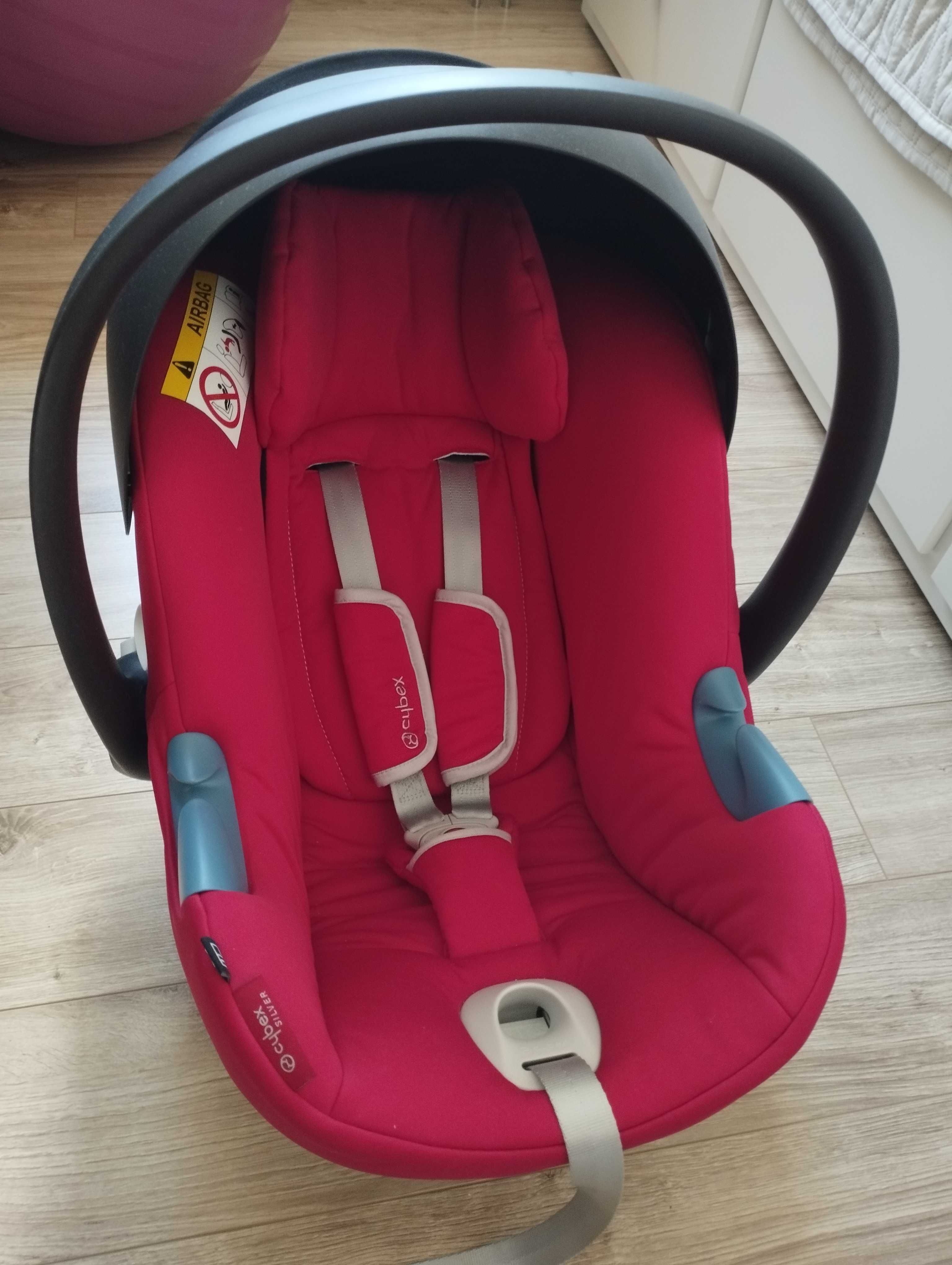 Fotellik Cybex Silver Aton B I-Size Dynamic Red