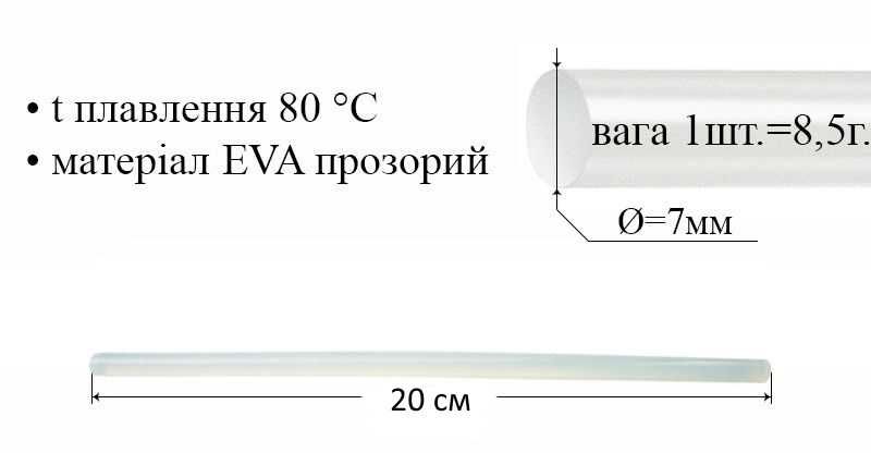 Пистолет для термоклея 40, 80 Ватт