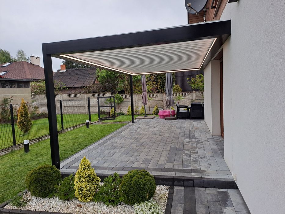 Żaluzje fasadowe z90 c80 pergole aluminiowe