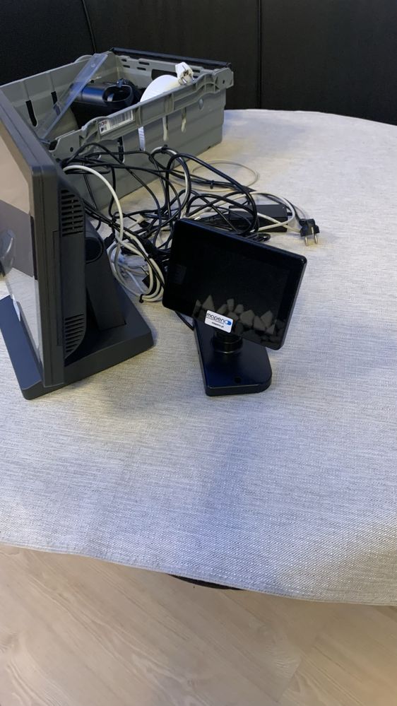 Monitor 15 polegadas duplo para TPV
