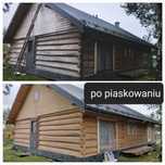 Sodowanie, piaskowanie domów drewnianych, cegły, betonu