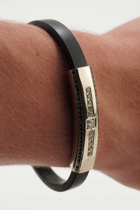Bransoletka złota z Brylantami 14K 26,69g