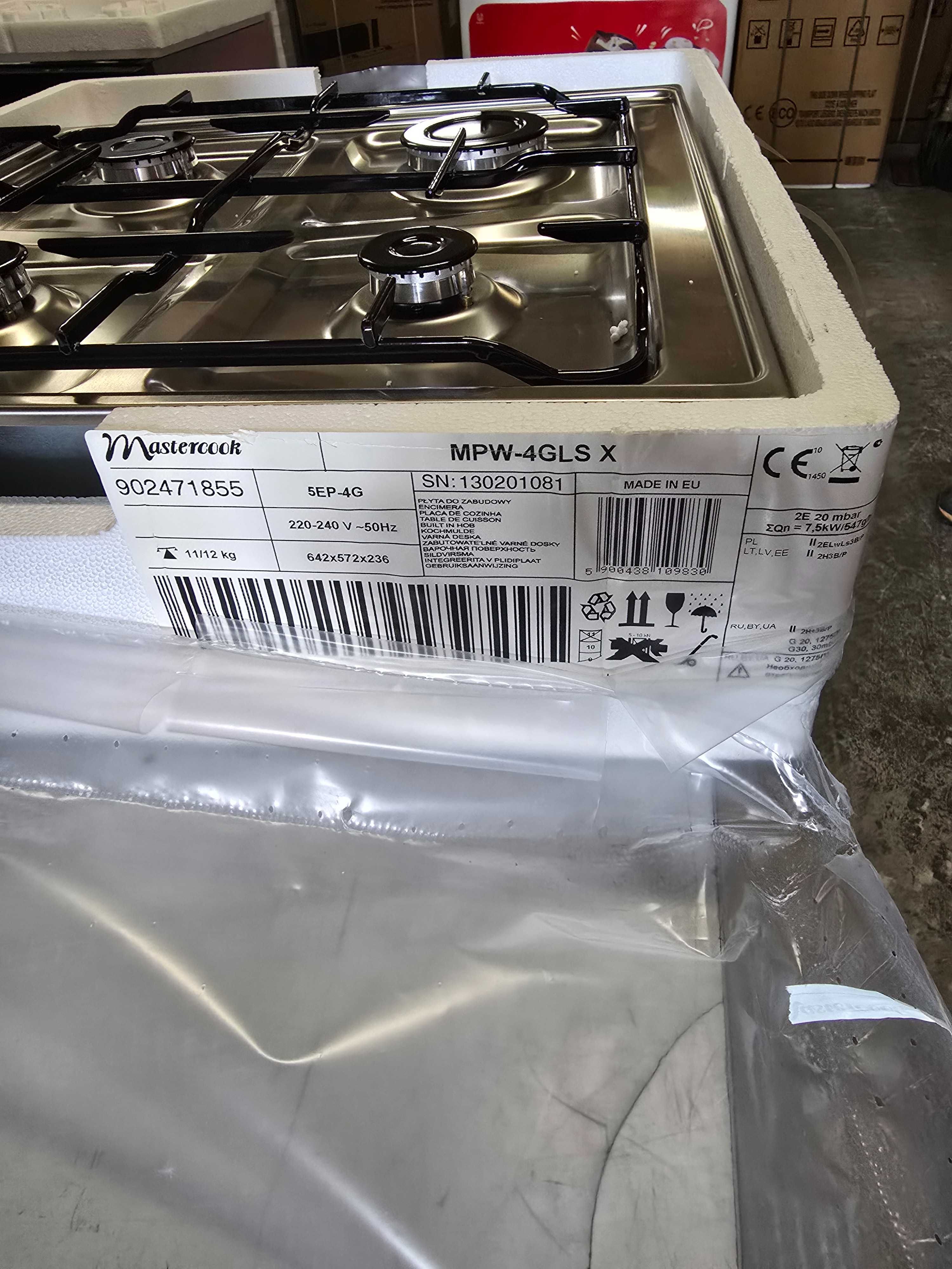 Płyta gazowa Mastercook MPW-4GLS X