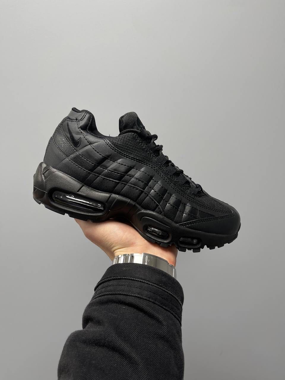 Мужские кроссовки Nike Air Max 95 ‘Black’ Размеры 40-45