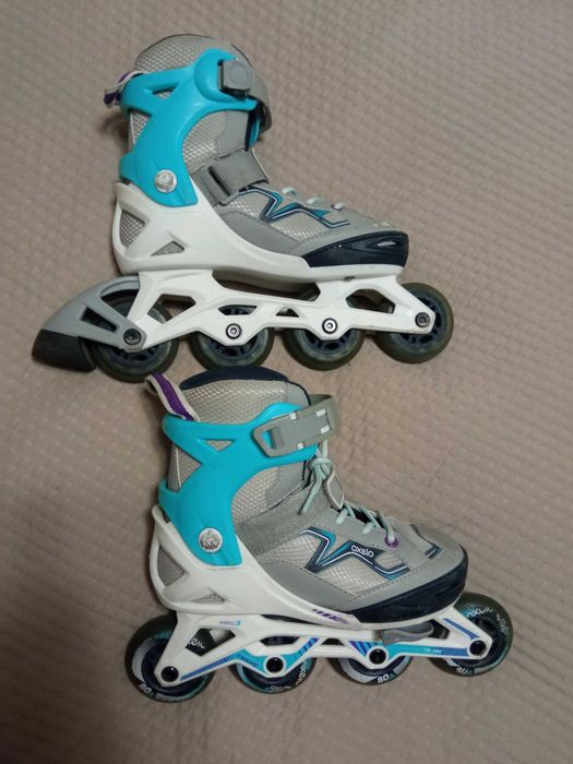 Rolki dziecięce Decathlon Oxelo regulowane 32-35