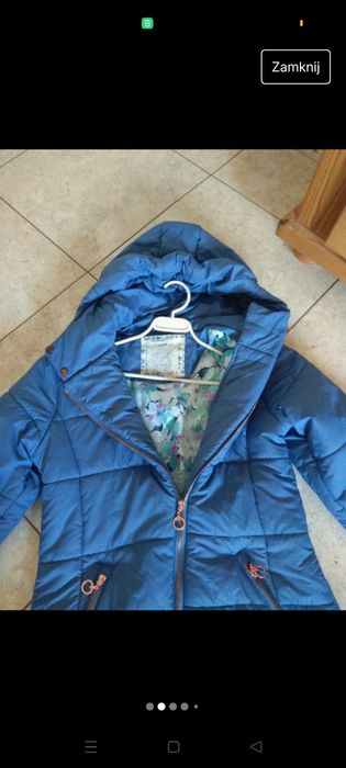 kurtka  5.10.15 164 zimowa ciepła puchowa