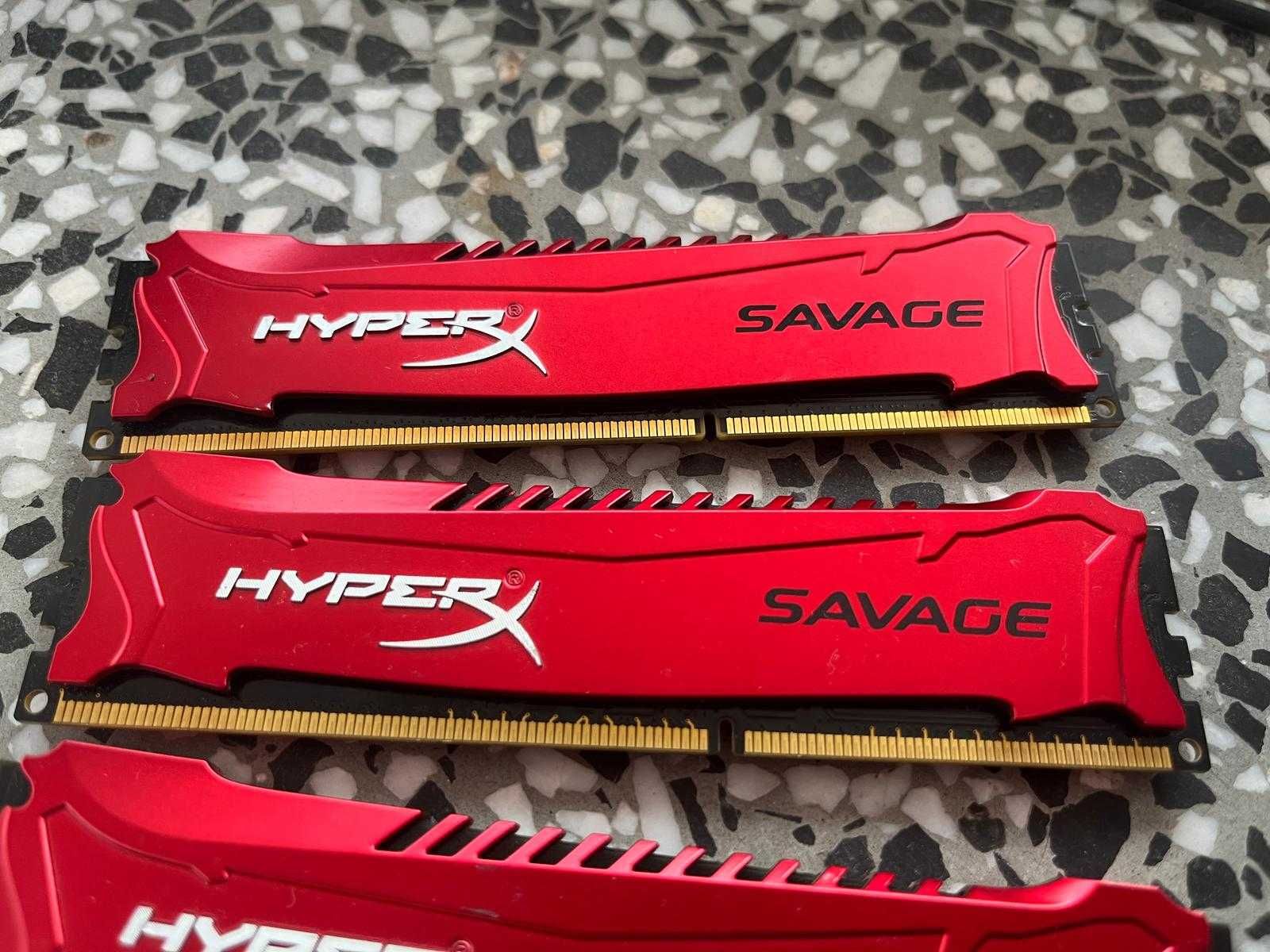 Pamięć RAM HyperX Savage DDR3 16 GB (4x4 GB), 1866MHz (HX318C9SRK2/8)