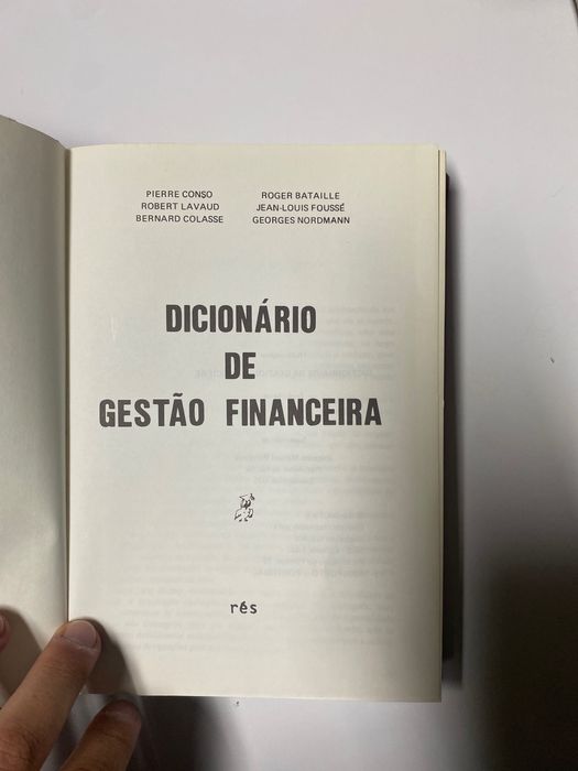 Dicionário de gestão financeira