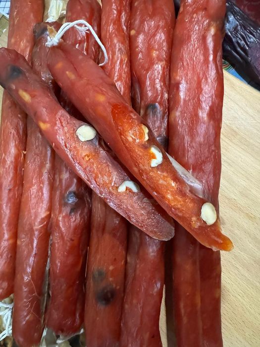 Салямі Фундук (куряча  сиров'ялена ковбаса з горіхом Фундук)