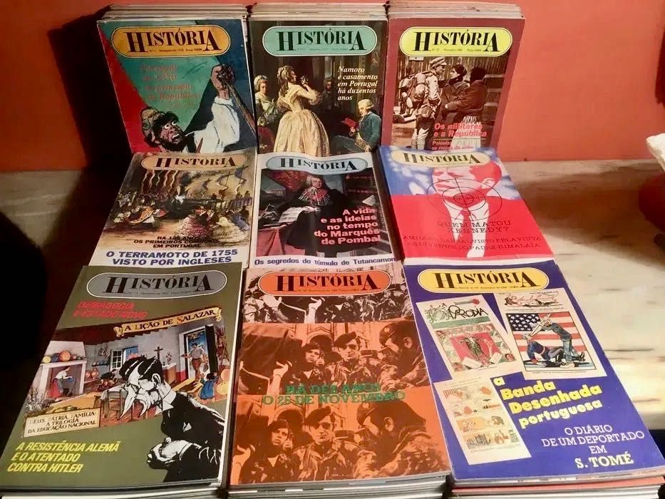HISTÓRIA (revista) o Jornal - do n. 1 nov. 1978 ao n. 107 abril (1988)