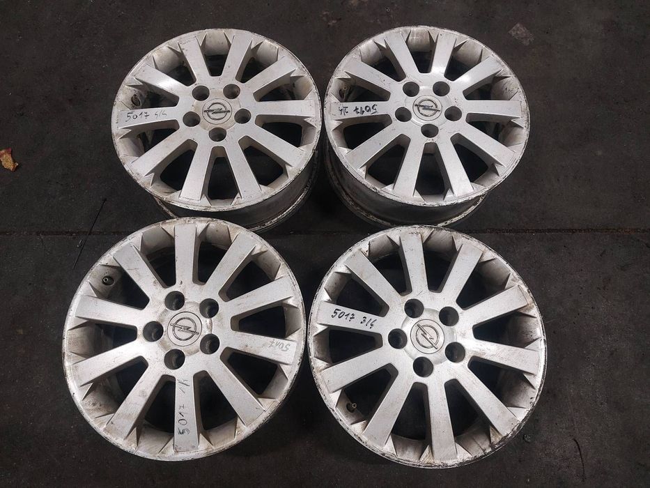 FELGI ALUMINIOWE KOMPLET 4SZT 5X110 6Jx16 ET44 FI65,1 OPEL
