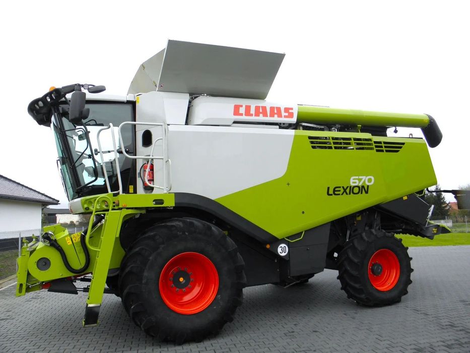 Claas Lexion 670 2019 Rok, Heder V 770,  Najbogatsza Wersja, Nie Malowany, Stan Idealny