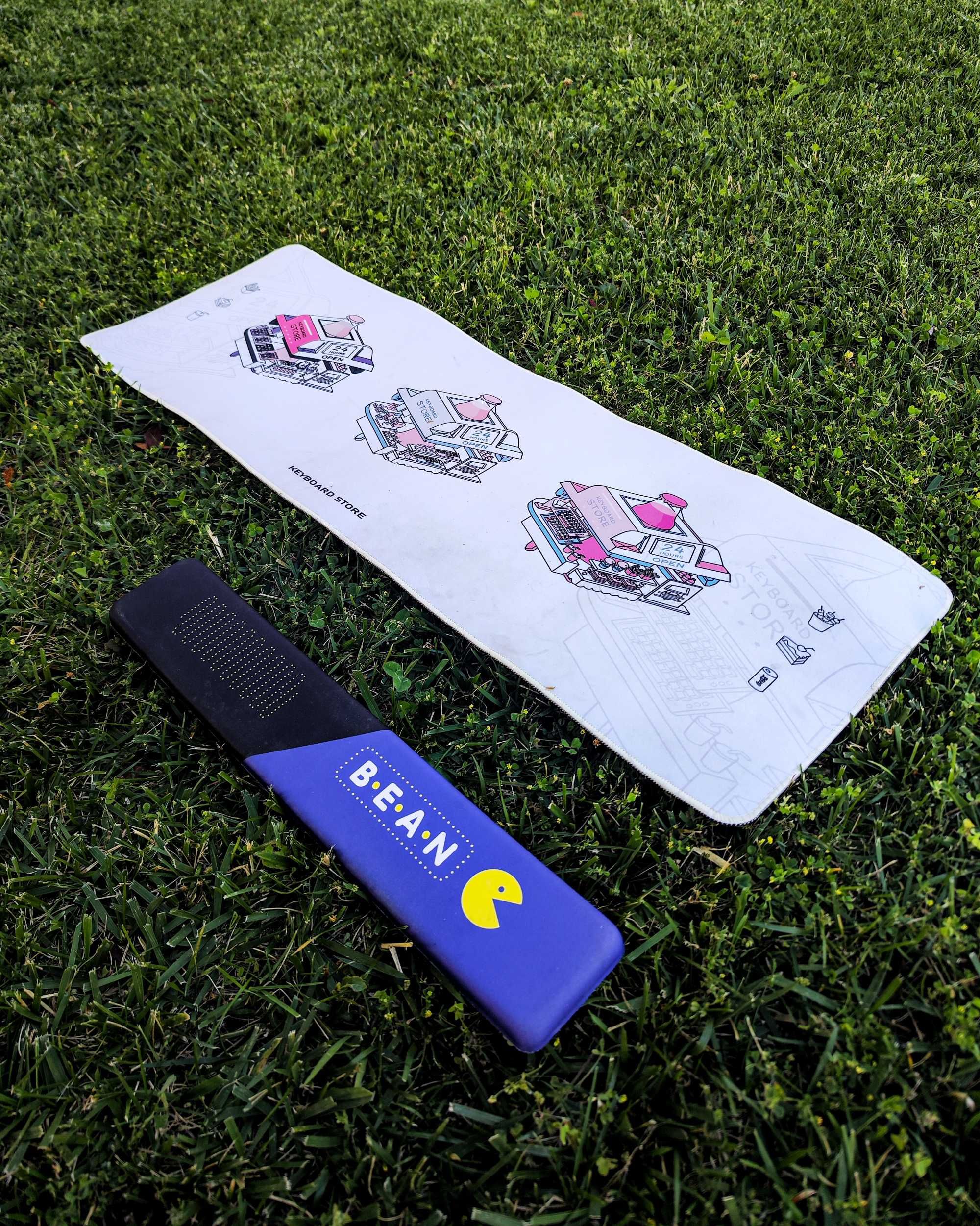 Tapete Rato XXL 900x300 + Apoio Pulso PACMAN