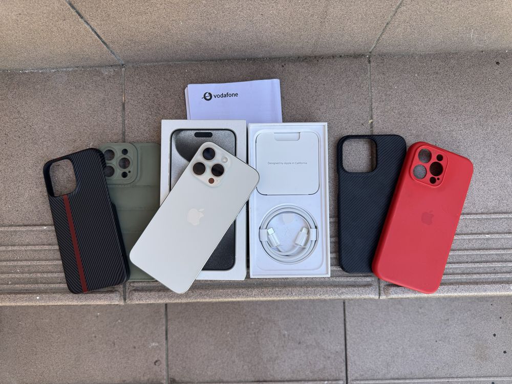 Iphone 15 Pro Max 256GB Branco novo c/fatura e garantia (Troca)