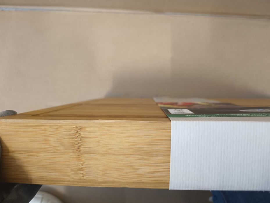 Kesper 58125 deska do krojenia bambusa, brązowa, 50 x 40 x 5 cm