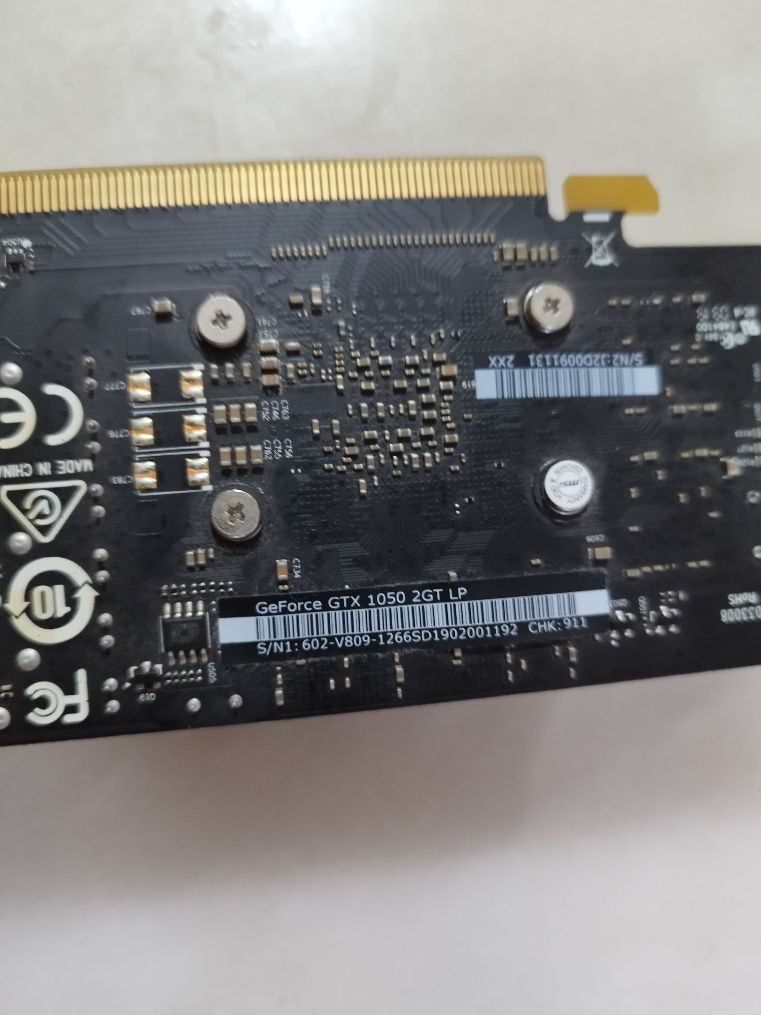 Placa de vídeo geforce GTX 1050