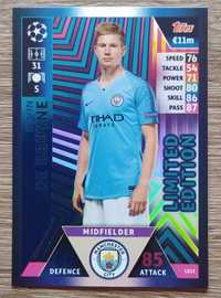 Topps Match Attax Champions League 2018/2019 De Bruyne Limited Edition