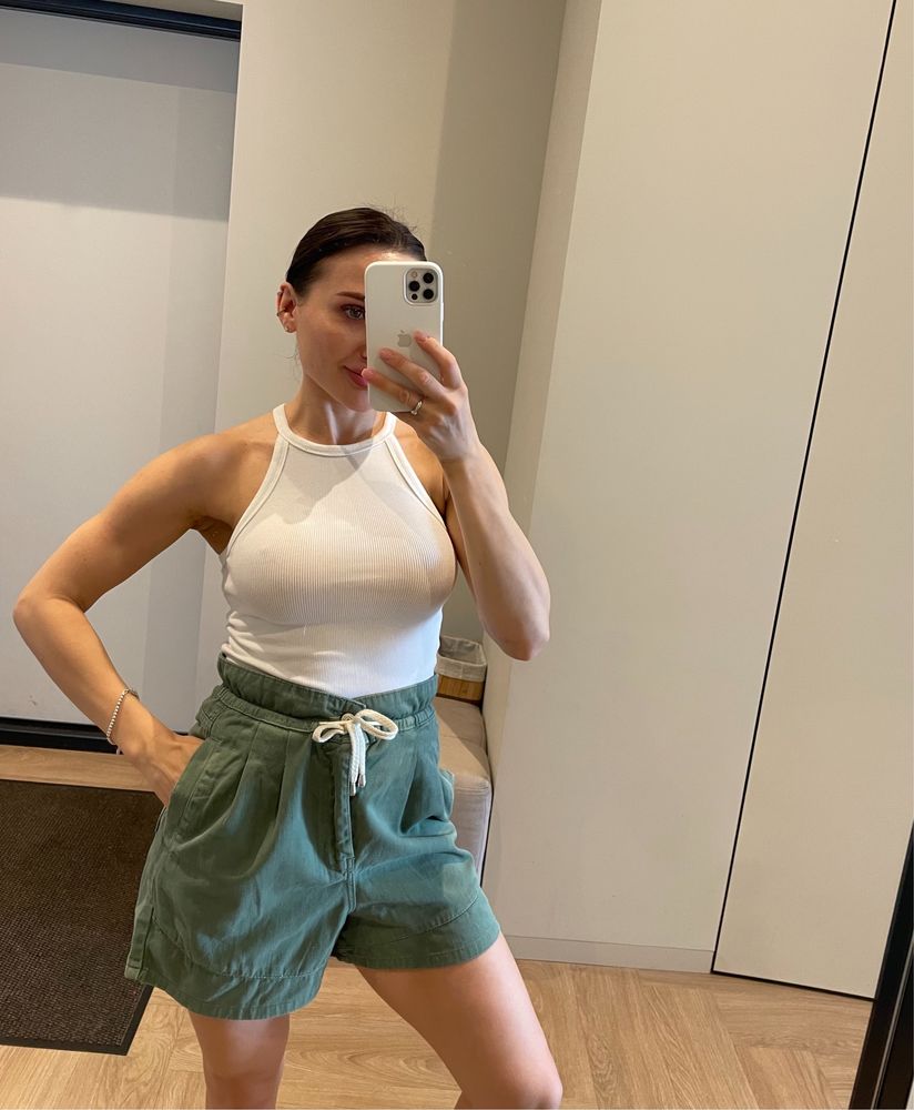 Стильні джинсові шорти Zara S