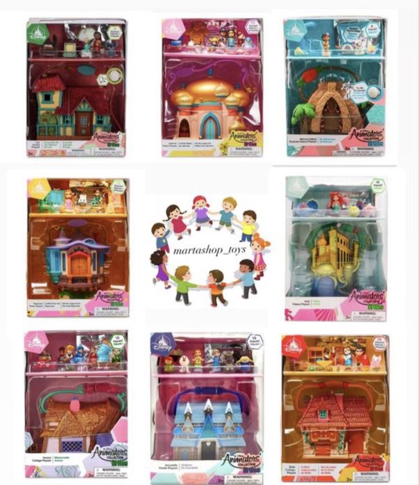 Будиночки принцес дісней Disney Animators Cottage в асортименті з США