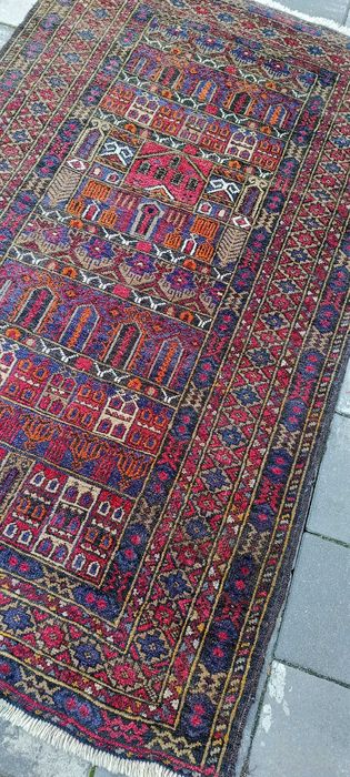 Afgański dywan wełniany tkany ręcznie 149 x 87 cm perski wełna Afgan