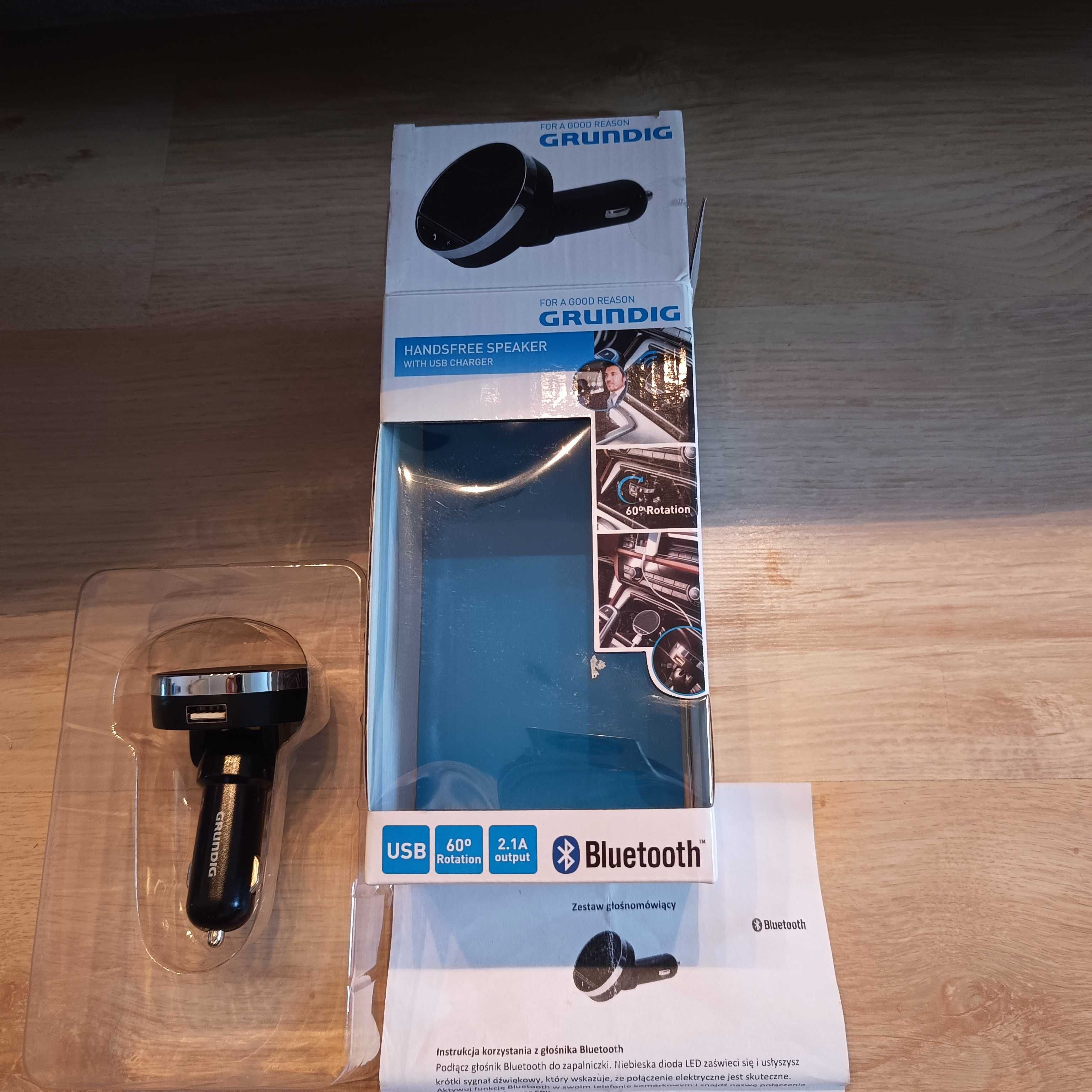 Głośnik z funkcją Bluetooth hands-free ( z ładowarką USB) GRUNDIG