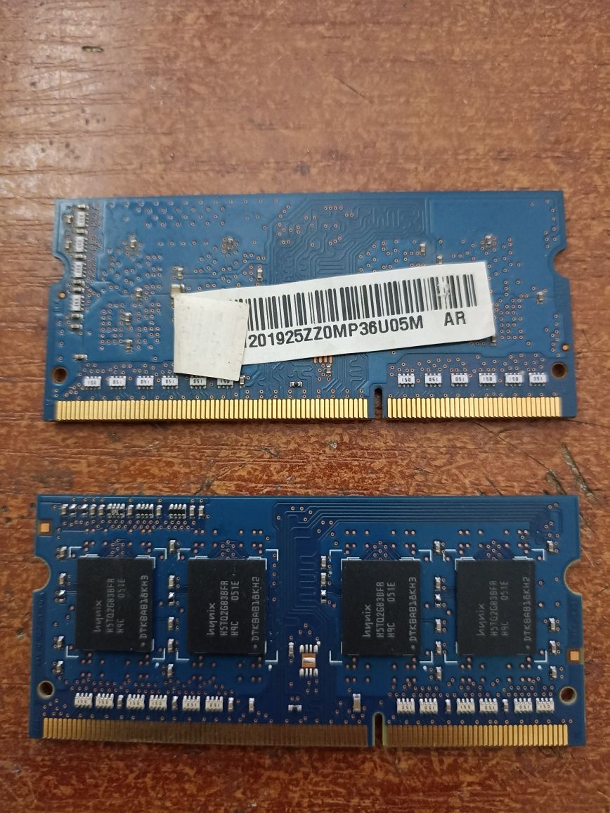 Оперативна пам'ять для ноутбука. DDR 3,  4gb Hynix