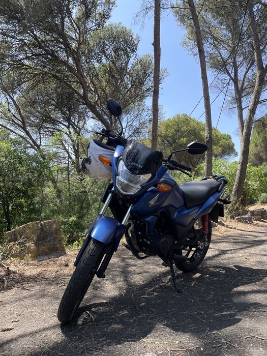 Honda cbf 125 azul metalico