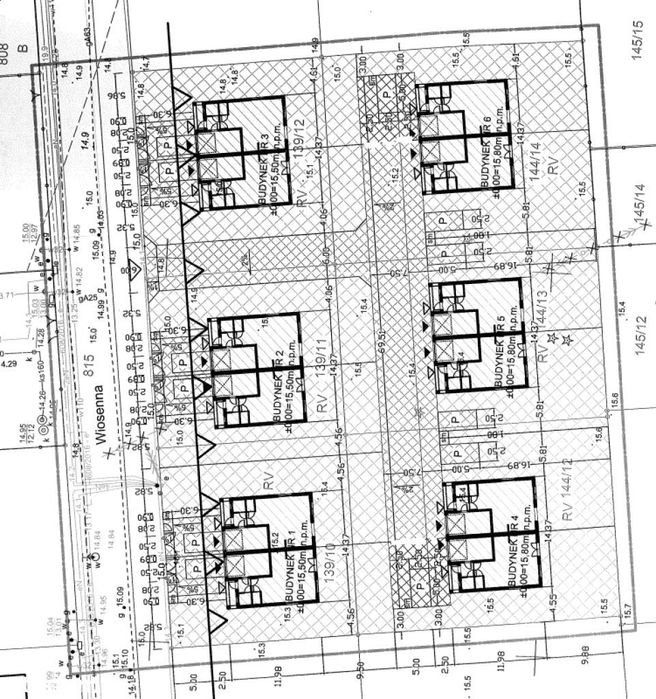 Działka w Tanowie pod budowę 12 Bliźniaków