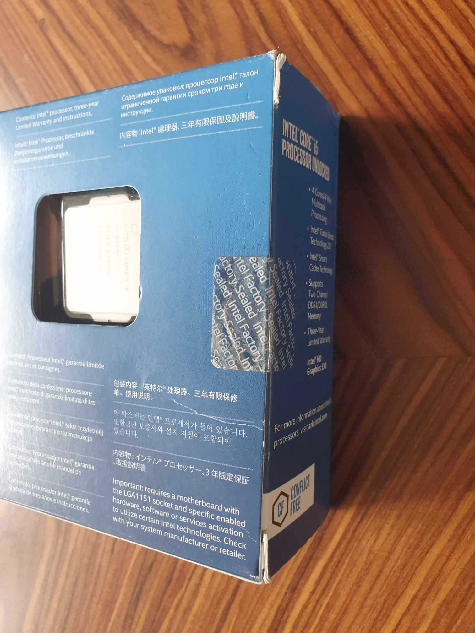 Procesor do PC Intel i5 6600k 6M Cache 3.90 GHz