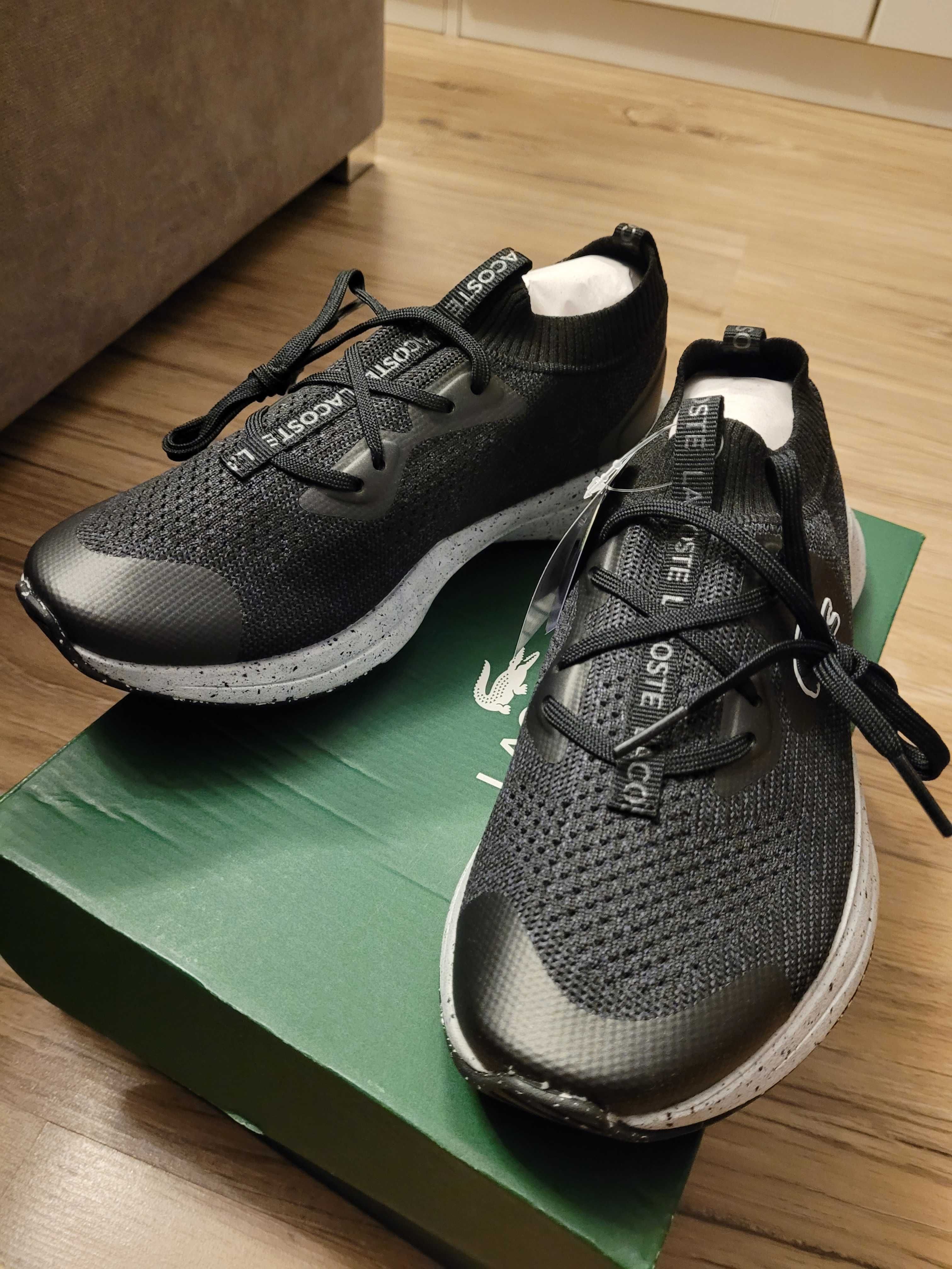Nowe czarne buty trampki Lacoste Neo Run Eco rozmiar 36 tenisówki