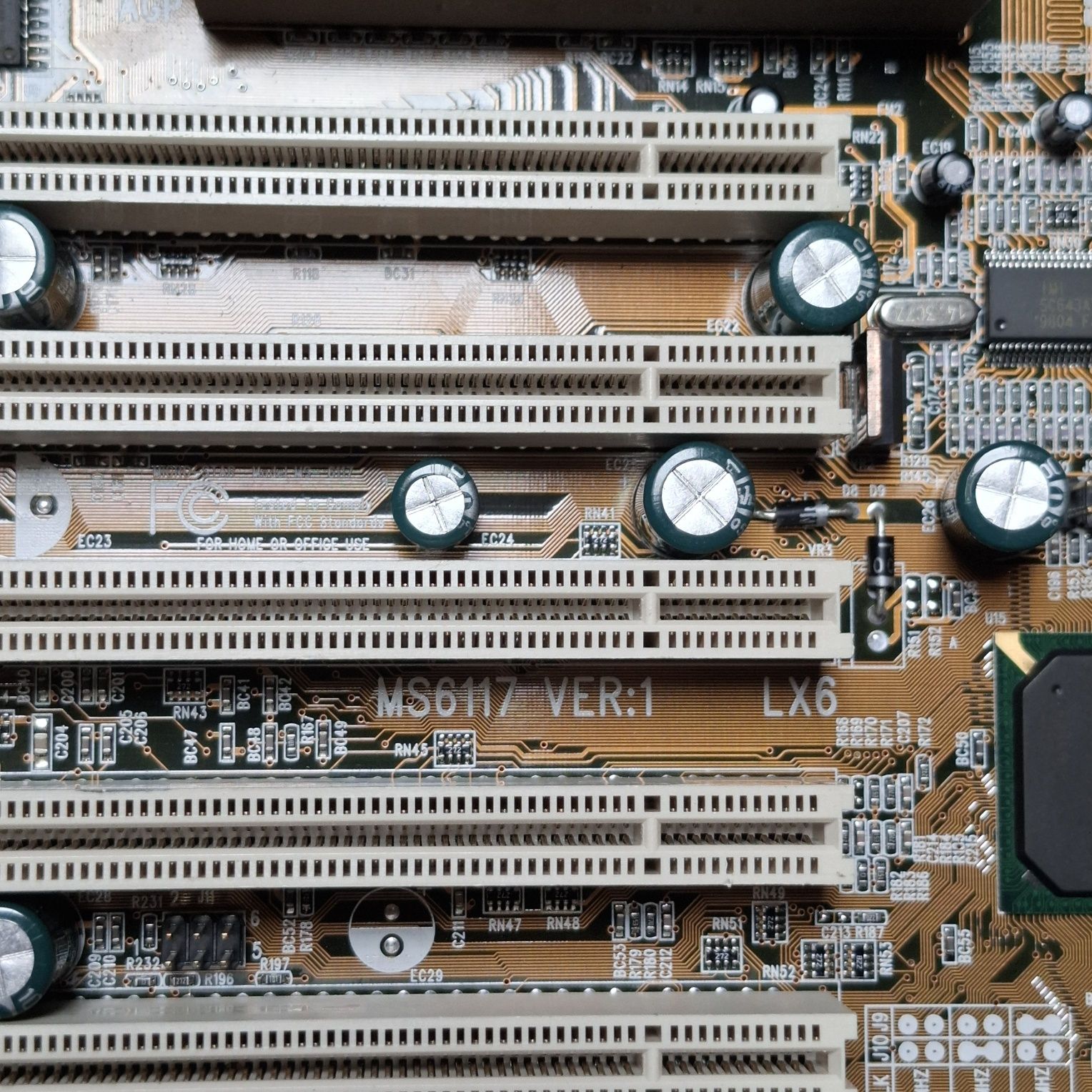 Płyta główna MSI MS6117 LX6 440LX slot 1 Optimus retro pc