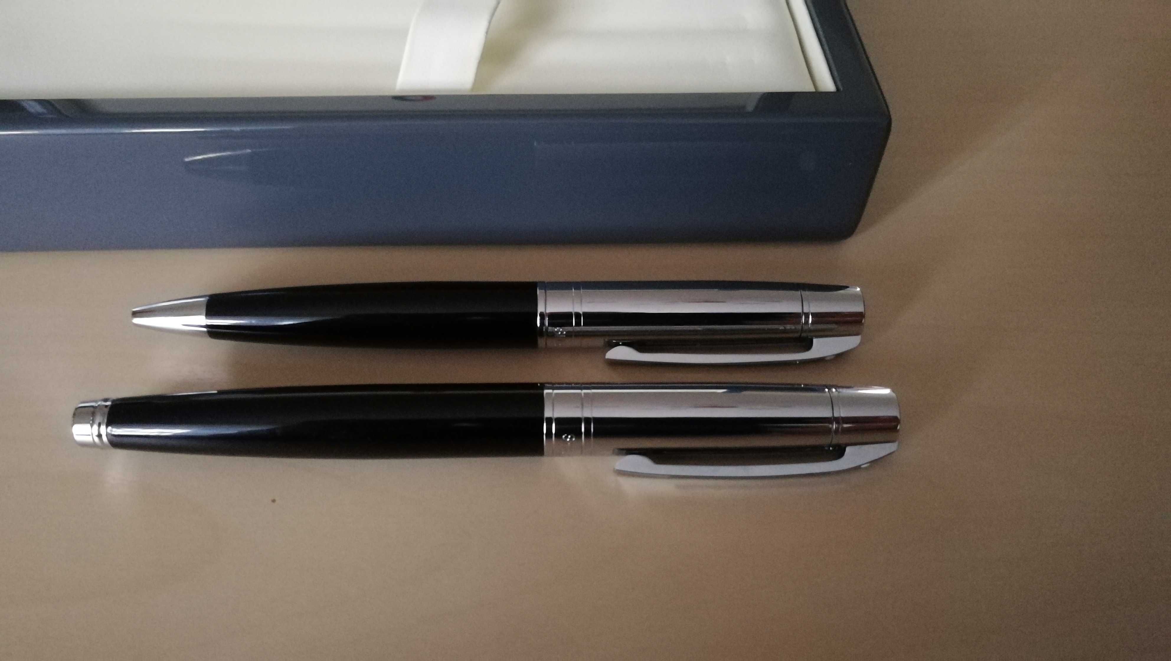 Nowy mega elegancki zestaw Sheaffer - pióro+długopis+drewniane pudełko