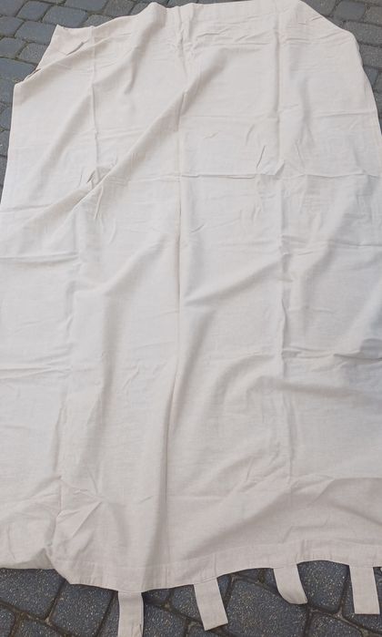 jasne zasłony na szelkach IKEA wys. 230 cm szer. 140 cm
