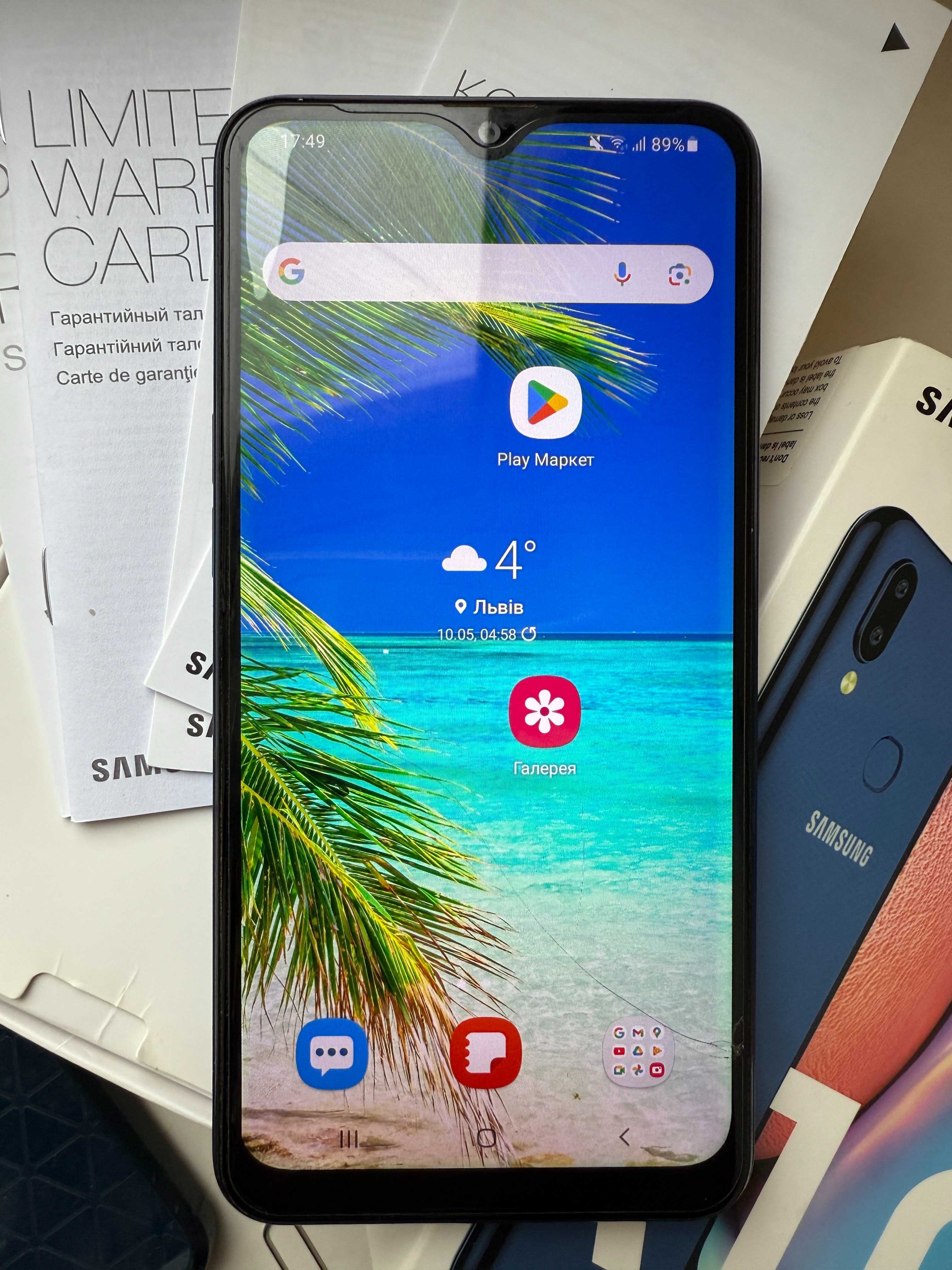 Телефон Samsung Galaxy A10s SM-A107F/DS синій смартфон