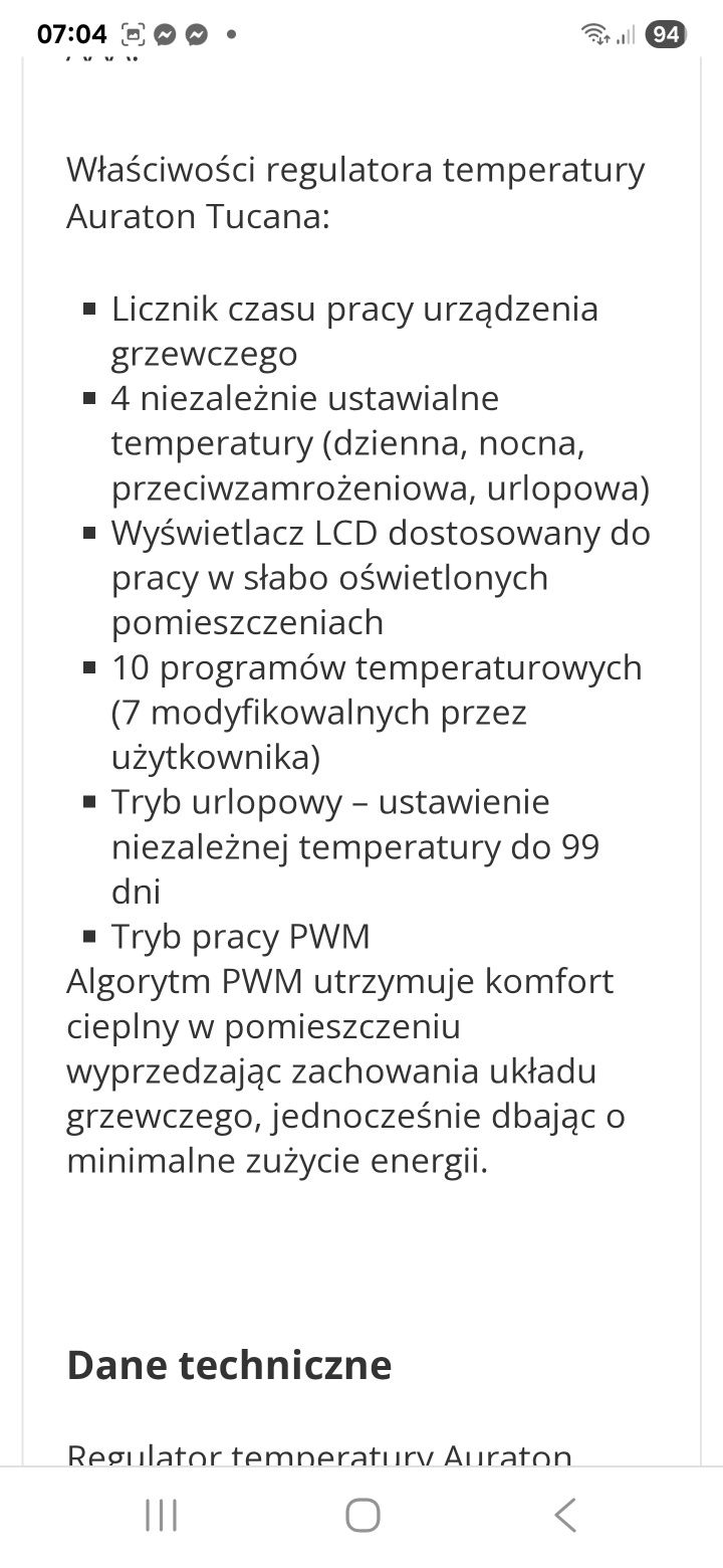 Sterownika Auraton 2025