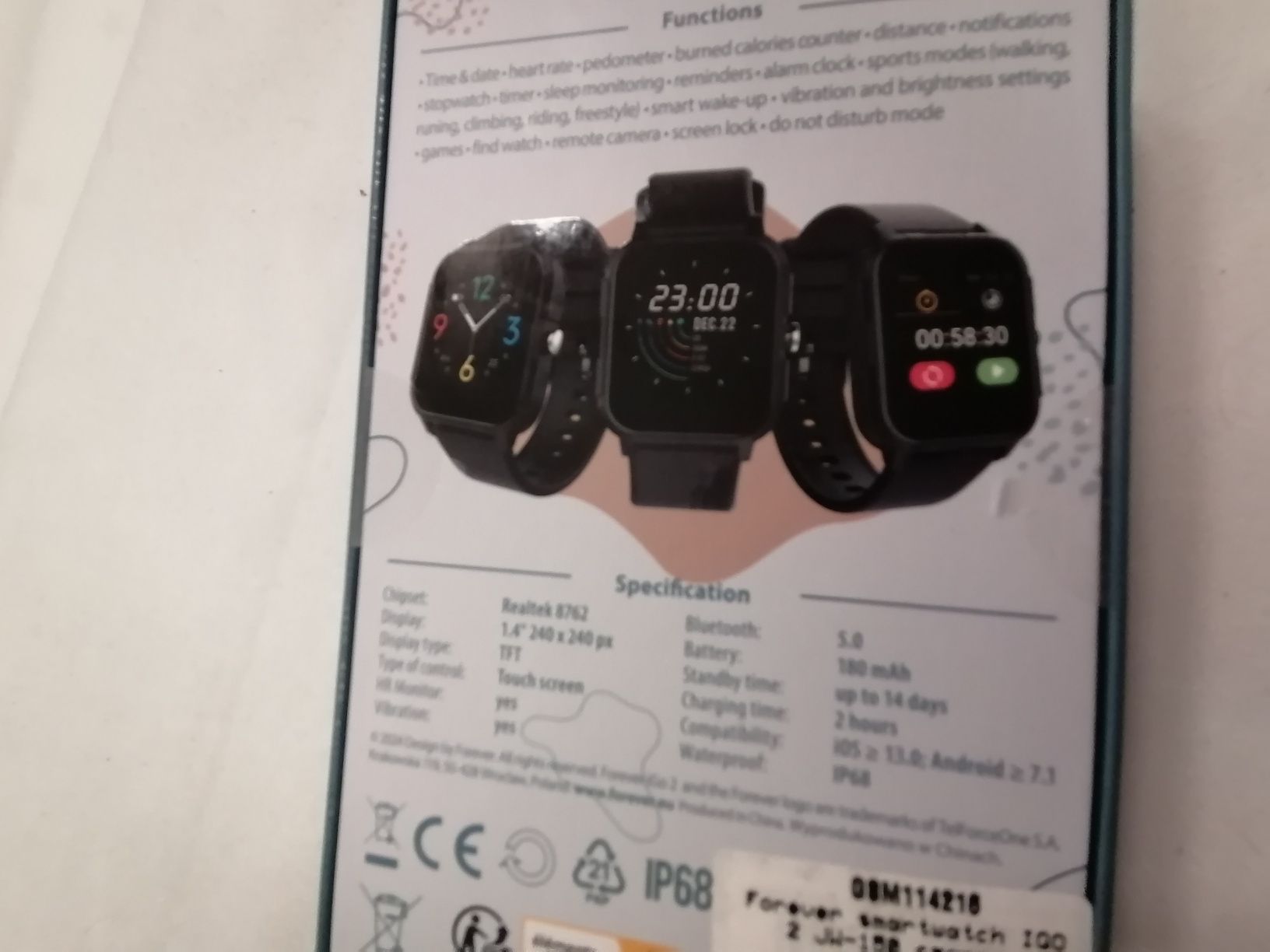 Zegarek typu Smartwatch igo2