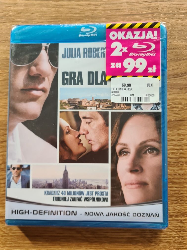 Gra dla dwojga na Blu Ray DVD (nowy)