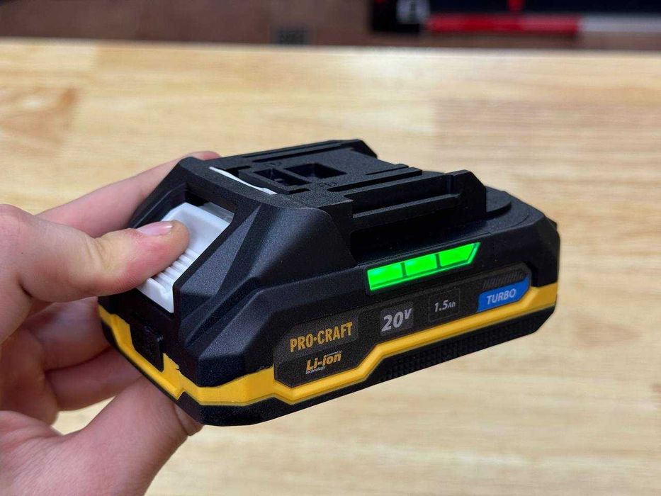 30 Нм Шуруповерт Procraft + 2 Акб 4.0 Ah Razor + 1.5 Ah ГАРАНТІЯ