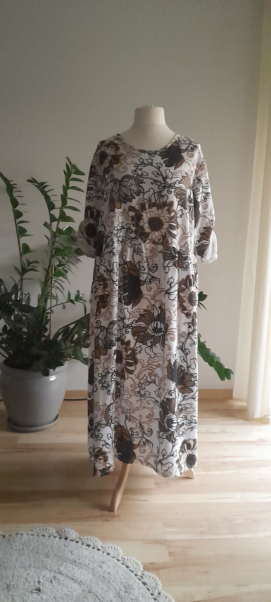 Sukienka jesienny print