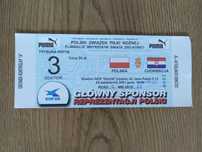 Bilet Polska - Chorwacja, eliminacje MŚ 2003 (kobiety)