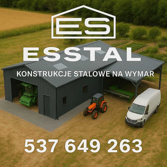 Magazyn | Schowek GARAŻ BLASZANY | Wiata Garażowa Zadaszenie – ESSTAL*