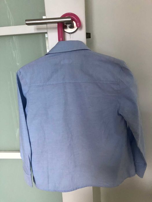 Pepco koszula niebieska 116/6 lat bawełniana ładna nowa