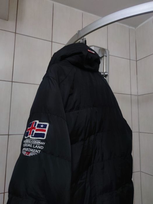 Kurtka płaszcz L Xtreme land field płaszczyk materiałowy męski zarny s