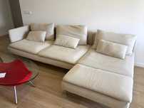Ikea SÖDERHAMN: 4-seater sofa with chaise longue/Viarp beige/brown