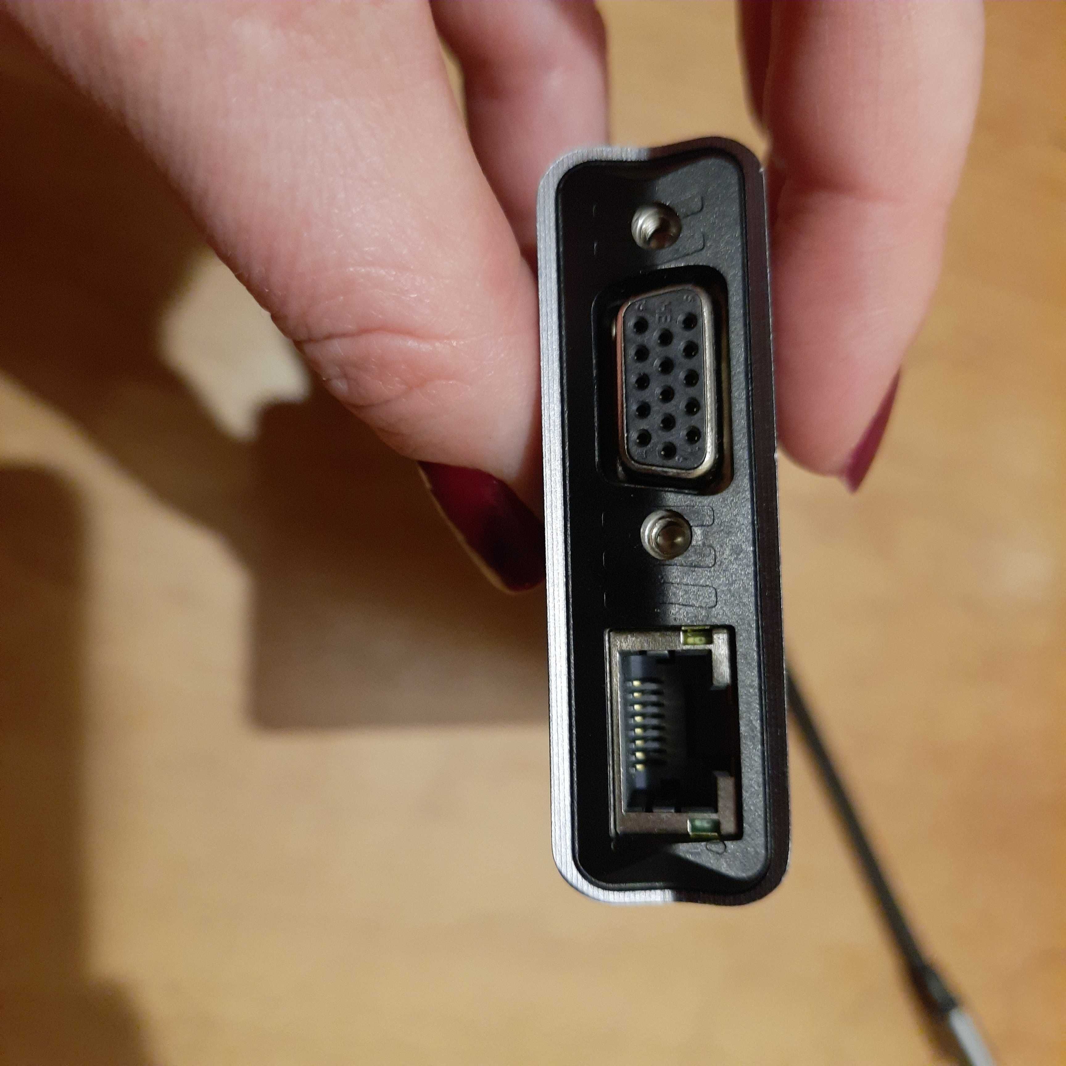 Stacja Dokująca USB C 13 W 1 HUB Koncentrator USB Adapter Wieloportowy