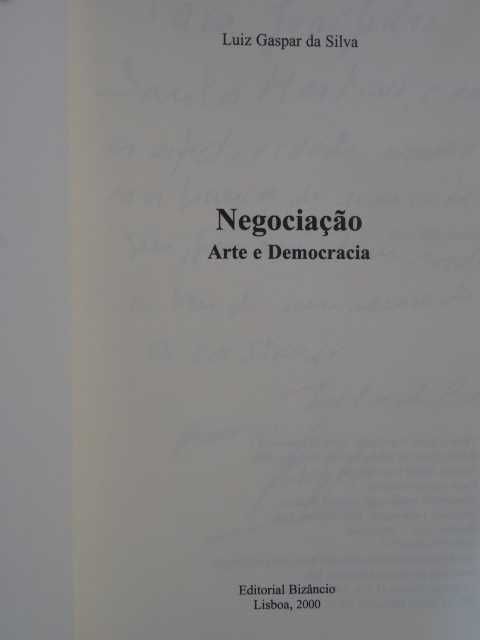 Negociação Arte e Democracia de Gaspar da Silva